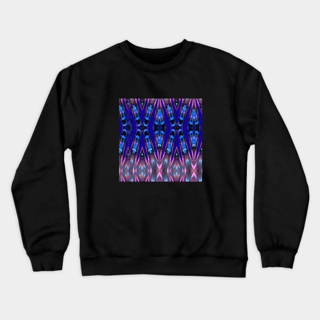 Marquis in Blue and Pink Crewneck Sweatshirt by ArtistsQuest